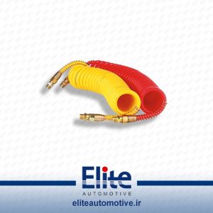 شیلنگ پشت اتاق ژله ای زرد-قرمز